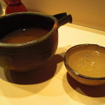 鮨処 つく田 - 唐津焼の酒器。