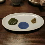 うなぎ亭 友栄 - 山椒味噌とゆず胡椒