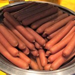 Restaurant & Bar Patio - ボイルウインナー。