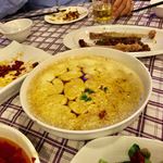 上海滴水洞 - 滴水洞茶碗蒸し　25元（450円）
            唐辛子の風味が面白い茶碗蒸しではあるものの・・もうこの程度の唐辛子では満足できなくなってる自分がいる。