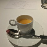 レフェルヴェソンス - 安らぎと〜 ちいさな茶碗蒸しと雉のコンソメ、しじみのジュ、桜の花