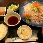 庄や - ランチ  豚しゃぶポン酢
