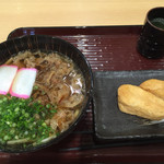 山田サービスエリア(下り線)レストラン　グリーンキッチン - 肉うどん＝５２０円
            いなり＝１５０円