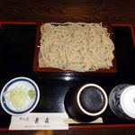 そば屋 長森 - 鷹の巣の十割蕎麦　江戸前と田舎風の2種類の汁で