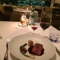 モダンフレンチ 「コラージュ」 コンラッド東京 - 和牛ロースステーキ