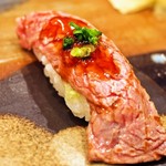 菊鮨 - 中トロ炙り