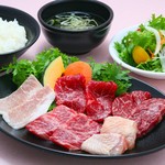 Variety Yakiniku (Grilled meat) lunch