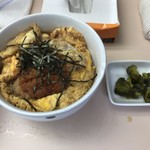 白熱 - ミニかつ丼セット（￥600）のかつ丼