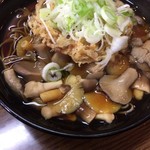 そば・うどん 宮乃前 - 天ぷらときのこのお蕎麦