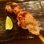 炭焼わが家 - 広島では珍しい「ソリ」（大阪の焼き鳥店でソリレスというお肉を食べた事がありますが、たぶん同じ部位だと思います