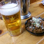 もつ焼 でん - ビール＆もつ煮込み