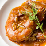 大海老のチリソース煮(4尾)