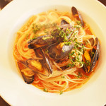 トラットリア ルルコ - ムール貝のトマトパスタ