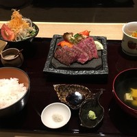 炭火ステーキ坂井 京都三条 - 極上サーロイン御膳