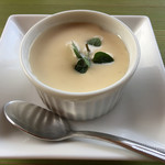 茶寮 卯辰かなざわ - デザート 胡麻プリン