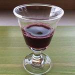 茶寮 卯辰かなざわ - 葡萄フレッシュジュース