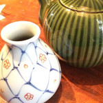 志蕎庵 江月 - 蕎麦湯、追加の蕎麦つゆが嬉しいね