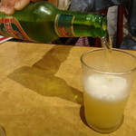 Maruyama Hanten - 青島ビール、少し薄い味が中国らしい