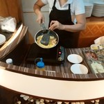 1565 Cafe - モーニングバイキングの手作りオムレツ