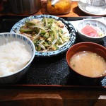 九州沖縄三昧 なんくるないさ - ゴーヤちゃんぷる定食（\880）