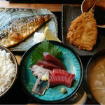 居酒屋 肴とり - 魚三昧定食850円