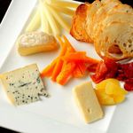 Assorted cheese platter