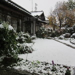 翠松庵 - 席からの雪景色