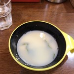 本日“豆乳スープ”でした。