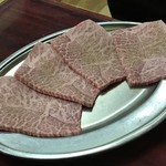 福城苑 - ミスジ（数枚食べた後です）