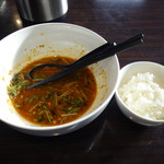 Tang Tang ＆ Co. - 汁無し担々麺 2辛＋追い飯