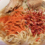 ラーメン二郎 - 辛いの投下～♪