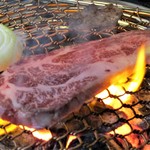 中一會館  - 韓牛ロース。