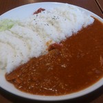 カレー＆居酒屋 ニコニコ - ・キーマカレー 700円　＋　大盛ライス(350g) 100円