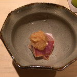 すし宮川  - キハダのづけ