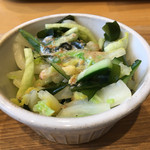 NTT東日本関東病院 タニタ食堂 - ②白菜のサラダ
2016/11/24(木)訪問