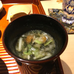 澤いち - キノコにお味噌汁