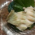 ベジ アンド ミート - ben&meat:アワビのお刺身