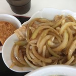 中華料理 萬盛 - 豚とたまねぎの炒め物