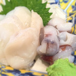 亀善 - タコ刺しもとても新鮮