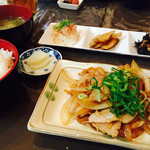 Tabemonyabiemu - 生姜焼き定食和風セット
