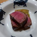 まき村 - 三重松坂牛のシャトーブリアン、茄子