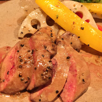 十二社通り 地鶏焼とりや - 白レバーのソテー、だったか？
