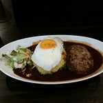 新橋バーグ - 新橋カレーバーグ’（７８０円）