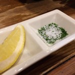レモンや青のり&塩で食べます