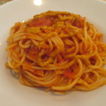 ビリエット - 当店名物！怒りんぼ坊すぎるトマトソースのスパゲティ