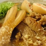 担担麺×夢azito - 黒ごま豆乳坦坦麺（全部のせ）900円