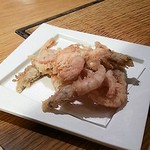 焼き鳥・炙り炭焼き をどり - 赤海老の唐揚げ