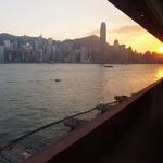 Harbourside - 部屋からの夕焼け
