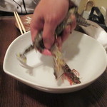 東京チャイニーズ 一凛 - 「酔っ払い海老」に使う海老