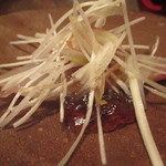 東京チャイニーズ 一凛 - シマアジの冷製 黒酢ソース